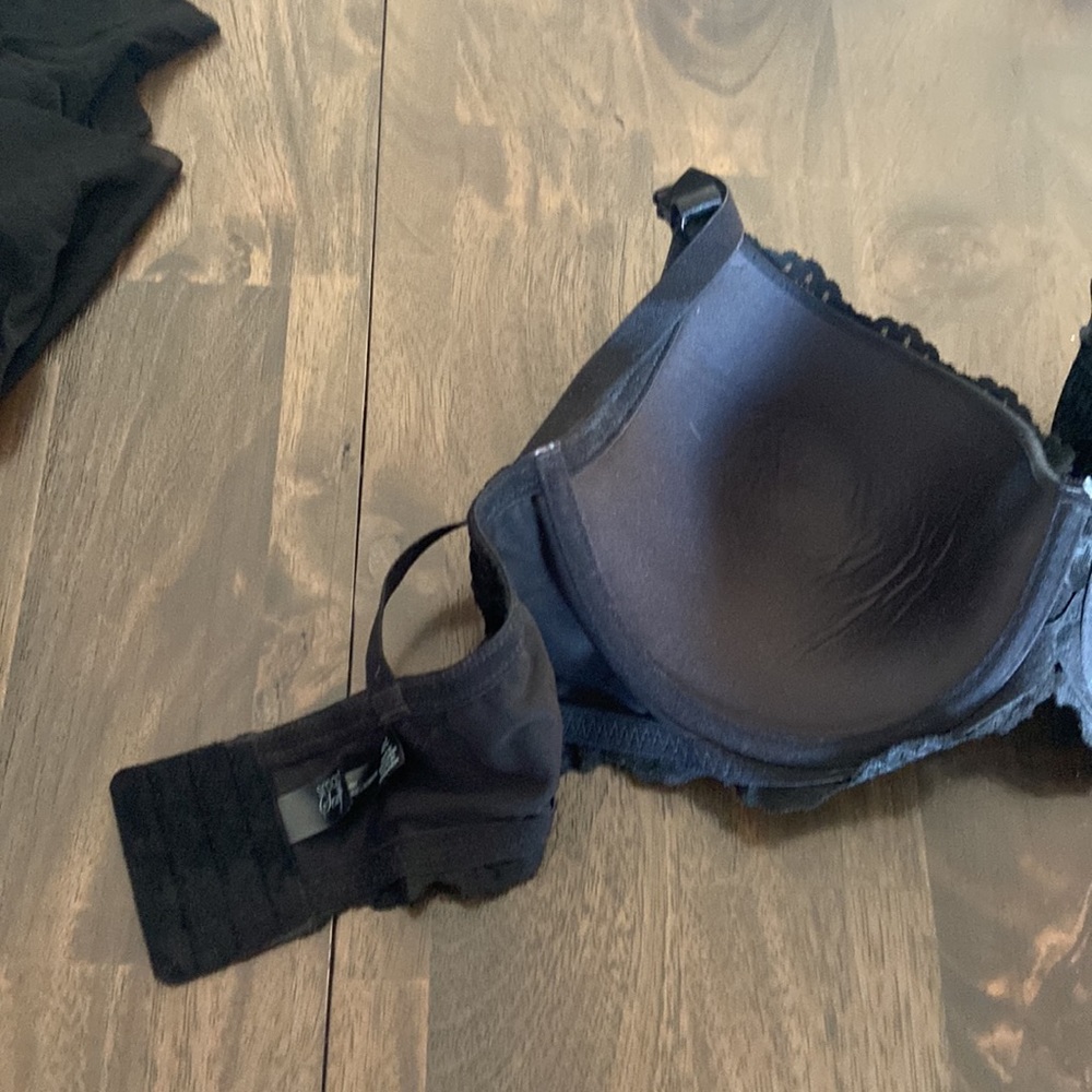 Smart and Sexy 42C black lace bra style SA965 like new - Picture 7 of 10